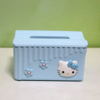 Sanrio Kawaii Hello Kitty коробка для салфеток мультяшный дом гостиная туалет автомобиль общежитие настольное украшение коробка для хранения пластиковой бумаги