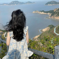 OOTD塘小裏小雛菊1/4吋套筒扳手袖荷葉邊吊帶洋裝露背可愛甜美小清新裙子