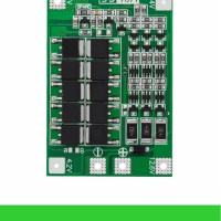 Защитная плата зарядного устройства литий-ионной батареи 3S 4S 40A 60A 18650 BMS для двигателя перфоратора 11,1 В 12,6 в/14,8 в 16,8 в с увеличителем/балансиром