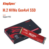 Жесткий диск KingSpec SSD M2 PCIe 4,0 NVME 2 ТБ 512 ГБ 1 ТБ M.2 Gen4, твердотельный диск NMVE PCIe 4,0 X4 HDD для ноутбука, настольного компьютера PS5