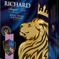 Чай в пакетиках черный Richard Royal Thyme & Rosemary, 100 шт