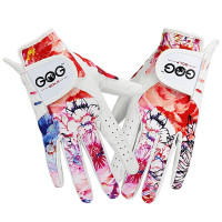 Перчатки GOG Golf женские, мягкие перчатки из овечьей кожи с принтом, с хорошим захватом, Левая Правая и обе руки (1 пара)
