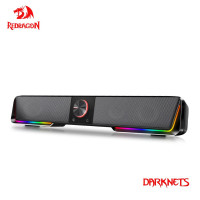 REDRAGON GS570 Darknets Поддержка Bluetooth беспроводной aux 3,5 объемный RGB колонки Колонка звуковая панель для компьютера ПК громкоговорители