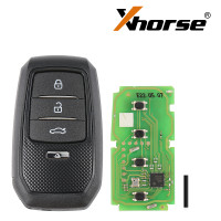 1 шт. Xhorse XSTO01EN для Toyota XM38 смарт-ключ 4D 8A 4A все в одном с корпусом ключа поддерживает перезапись