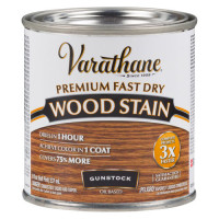 Масло для дерева и мебели Varathane Fast Dry Wood Stain, быстросохнущие масла для дерева, пропитка для дерева для внутренних работ, тонирующая морилка для дерева, Дуб гансток, 0.236 л