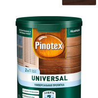 Универсальная пропитка для древесины Pinotex Universal 2 в 1 цвет Палисандр 0,9 л