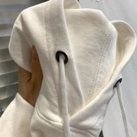 性價比爆棚！學院風連帽運動衫女高級感寬鬆簡約印花減齡上衣外套潮