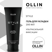 Ollin Professional Гель для укладки волос ультрасильной фиксации Style, 200 мл