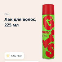 Лак для волос GIS POWERFUL сверхсильная фиксация 225 мл