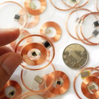 13,56 МГц 125 кГц ID IC записываемые бирки T5577 UID двухчастотные прозрачные карты RFID пассивные бирки