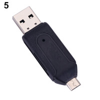 Новый 2 в 1 USB OTG кардридер, Универсальный Micro USB телефон