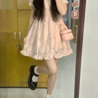 aiPiKiller~娃娃領奶fufu洋裝茶歇迪士尼在逃公主裙奶呼呼裙子