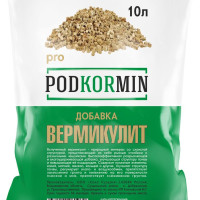 Вермикулит, почвоулучшитель, удобрение, дренаж для растений - 10 л,  PODKORMIN