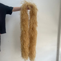 Супер толстая искусственная отделка 30Ply, шаль с пурпурными перьями для свадебной вечеринки, одежда, шитье, украшение