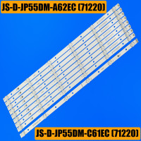 Светодиодная лента подсветки (9) для BBK 55LEX - 8158 / UTS2 AKTV JS - D - JP55DM - A62EC C61EC 55DM1000 / 60MA - 2BIN 55DM1000 / 30MMA - BIN / FHD ND55K4000