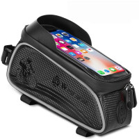 WEST BIKING велосипедная сумка, велосипедная верхняя Передняя труба, сумка, водонепроницаемая, 6,5 дюймов, чехол для телефона, для хранения, сенсорный экран, MTB, дорожный велосипед, сумка