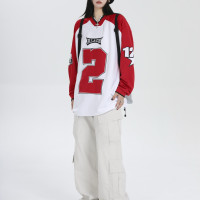 ZZHenL原創棒球服秋季衛衣透氣寬鬆美式復古潮牌百搭oversize男女