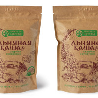 Каша льняная с кэробом и кунжутом "Лакомства для здоровья", 400г - 2 шт.