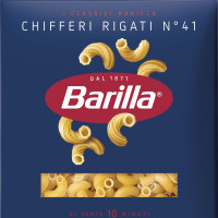 Макаронные изделия Barilla рожки Chifferi Rigati n.41, из твёрдых сортов пшеницы, 450 г