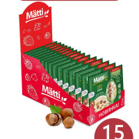 Каша Овсяная быстрого приготовления Matti  Изюм и орехи, 40гр, 15 штук (упаковка)