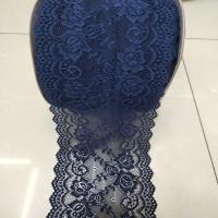 Новинка 1 ярд цветочный узор 15 см широкая эластичная кружевная ткань фотолента ткань для рукоделия широкая африканская ткань стрейч