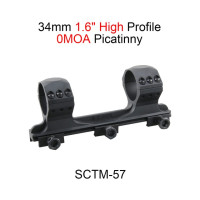 Кольца для оптического прицела Vector Optics X-ACCU 30/34 мм в одном куске Dovetail & Picatinny с углом 0/20 MOA, изготовленные с ЧПУ для рельсов 9 мм/20 мм