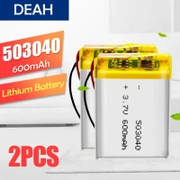 503040 053040 3,7 V 600mAh литиевая полимерная аккумуляторная батарея для MP3 MP4 игрушка GPS DVR камера динамик массажер умные часы