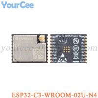 Флэш-память ESP32-C3-WROOM-02 02U H4 N4 ESP32-C3 ESP32 2,4 ГГц BLE 5,0 WiFi беспроводной Модуль UART I2C I2S 4 МБ SPI