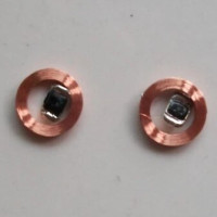 Чип для ID карты диаметром 10 мм катушка для сварки 125 кГц чип для ID карты с низкой частотой катушка для сварки TK4100 чип только для чтения