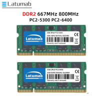 Latumab оперативная память DDR2 4 ГБ, 8 ГБ, 800 МГц, 667 МГц, память для ноутбука SODIMM, 6400 Мб ОЗУ, 1,8 контактов, в, двухканальная память для ноутбука