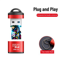 Устройство для чтения карт памяти Mini USB Micro SD TF, 1 шт., USB 2,0, устройство чтения карт памяти, высокоскоростной USB-адаптер для аксессуаров для ноутбуков