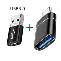 Адаптер для зарядного устройства USB 3,0 на Type C OTG, переходник с Type-C на USB «папа» «Type-c» для ПК, MacBook, автомобиля, USB, ipad, 2 шт.