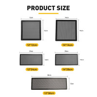 Охлаждающий вентилятор из ПВХ, защита от пыли, чехол для ПК, охлаждающий вентилятор, Магнитная крышка сетка фильтра от пыли, защита компьютера, 5 размеров
