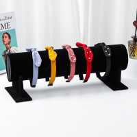 发箍收纳绒面麻布头箍展示架发卡首饰架发绳头饰饰品放收纳架代发