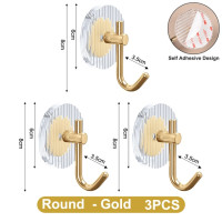 1-3 шт., настенные крючки для полотенец