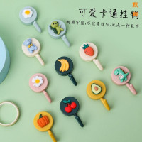 家用免打孔挂钩强力粘胶粘钩壁挂墙壁承重吸盘创意可爱厨房免代发