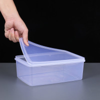 保鲜盒透明塑料盒子长方形密封盒冰箱专用冷藏食品收纳盒商用代发