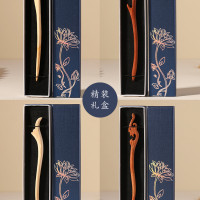 手工桃木簪子女约发簪木质盘发发钗新中式钗子成品木簪代发