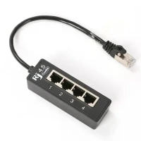 Разветвитель Кабеля Ethernet RJ45 с 1 штекера на 4 гнезда