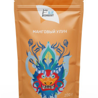 Чай фруктовый зеленый Манговый улун (Mango oolong) BLUE FOREST, 200 г. Настоящий Китайский Листовой Молочный с Манго