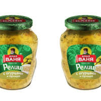 Дядя Ваня/ Закуска Релиш с огурцами и горчицей, 350 г, 2 шт