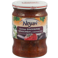 Жареные баклажаны с черносливом в томатном соусе NOYAN 560 г.