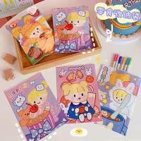 韩版卡通可爱礼品袋子软萌女孩l零食收纳袋简约甜美拍照道具纸袋