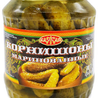 Корнишоны маринованные, БАЖАЙ, 720 мл.