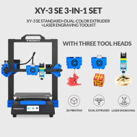 3D-принтер TRONXY X1 / CRUX 1 / XY-3 SE, дешевый FDM принтер, высокоточный портативный принтер 1,75 мм, PLA 3D-печать, 3D-принтер «сделай сам»