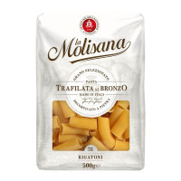 Макаронные изделия La Molisana Rigatoni трубки рифленые из твердых сортов пшеницы, 500г