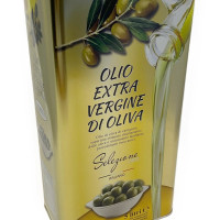 Оливковое масло первого холодного отжима Extra Vergin Gold VesuVio, 5 л.