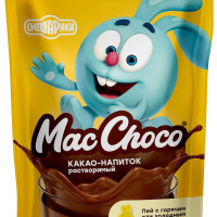 Какао-напиток растворимый MacChoco Смешарики, 235 г