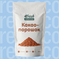 Какао порошок натуральный 4fresh FOOD, 250г