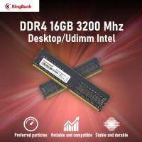 Флэш-память Kingbank, Флэш-Память DDR4, 16 ГБ, 3200 МГц, 1,2 в, пин, память Udimm для настольного ПК, ОЗУ DDR4, подходит для использования на платформе Intel